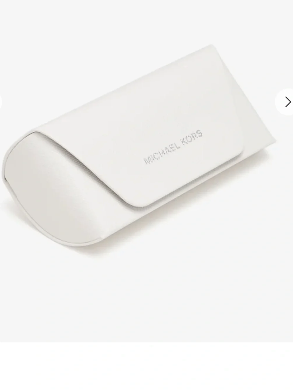 Michael Kors Authentic Hard Eyeglasses/Sunglasses Case in White
